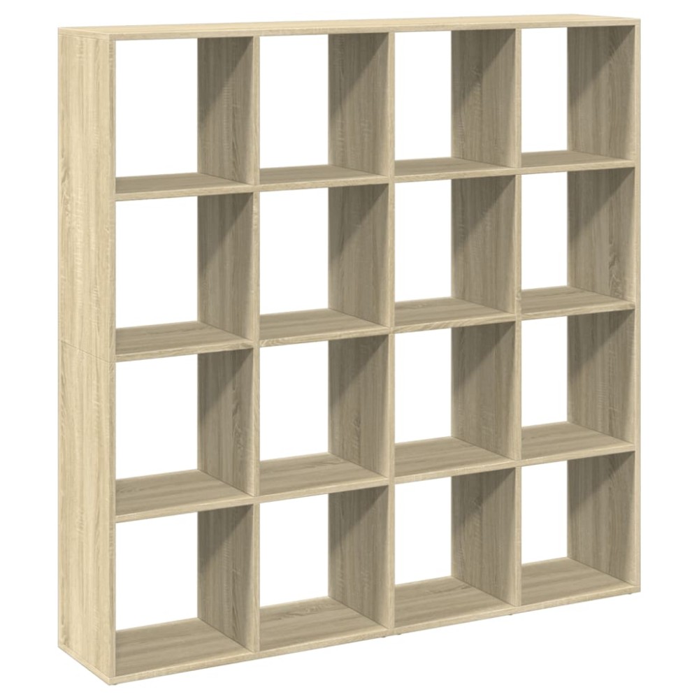vidaXL Bibliotecă, stejar Sonoma, 137,5x29x137,5 cm, lemn prelucrat