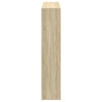 vidaXL Bibliotecă, stejar Sonoma, 137,5x29x137,5 cm, lemn prelucrat vidaXL Bibliotecă, stejar Sonoma, 137,5x29x137,5 cm, lemn prelucrat