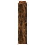 vidaXL Bibliotecă, stejar fumuriu, 137,5x29x137,5 cm, lemn prelucrat vidaXL Bibliotecă, stejar fumuriu, 137,5x29x137,5 cm, lemn prelucrat