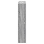 vidaXL Bibliotecă, gri sonoma, 137,5x29x137,5 cm, lemn prelucrat vidaXL Bibliotecă, gri sonoma, 137,5x29x137,5 cm, lemn prelucrat