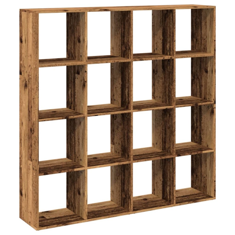 vidaXL Bibliotecă, lemn vechi, 137,5x29x137,5 cm, lemn prelucrat