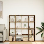 vidaXL Bibliotecă, lemn vechi, 137,5x29x137,5 cm, lemn prelucrat vidaXL Bibliotecă, lemn vechi, 137,5x29x137,5 cm, lemn prelucrat