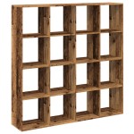 vidaXL Bibliotecă, lemn vechi, 137,5x29x137,5 cm, lemn prelucrat vidaXL Bibliotecă, lemn vechi, 137,5x29x137,5 cm, lemn prelucrat