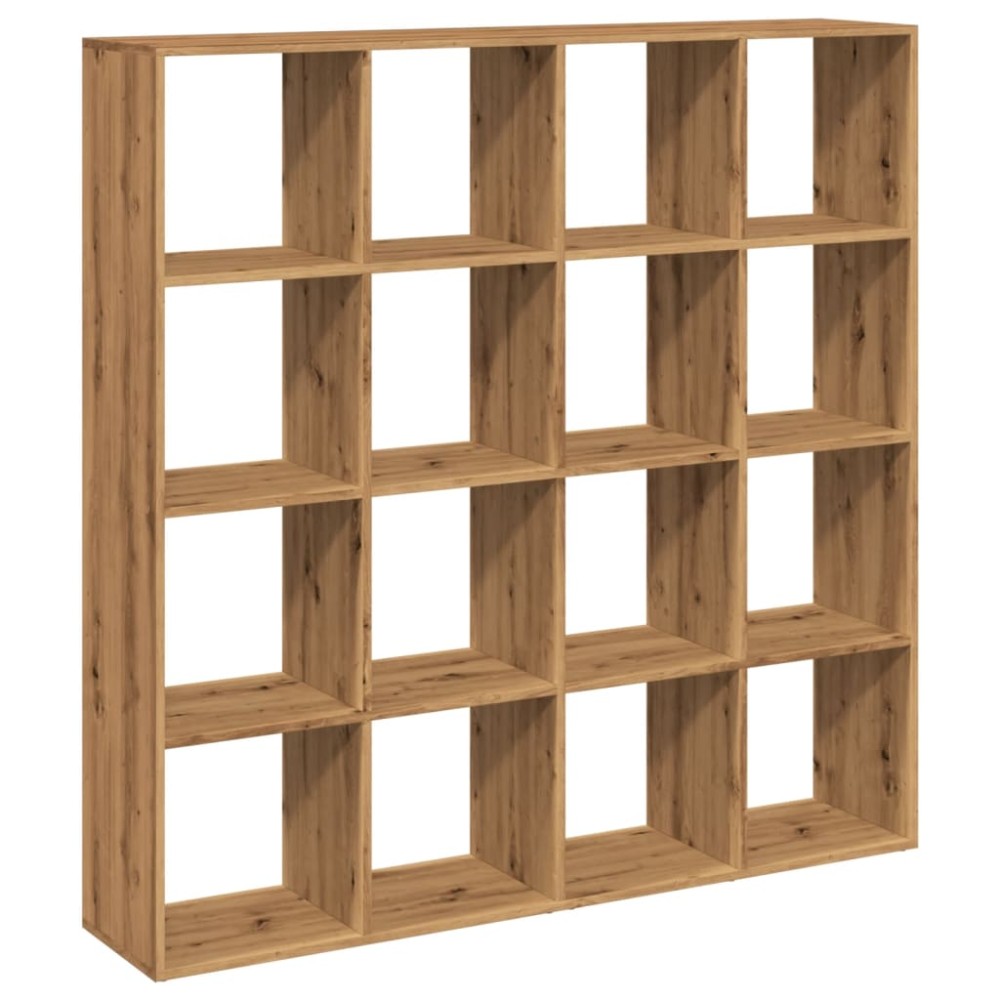 vidaXL Bibliotecă, stejar artizanal, 137,5x29x137,5 cm, lemn prelucrat