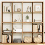 vidaXL Bibliotecă, stejar artizanal, 137,5x29x137,5 cm, lemn prelucrat vidaXL Bibliotecă, stejar artizanal, 137,5x29x137,5 cm, lemn prelucrat