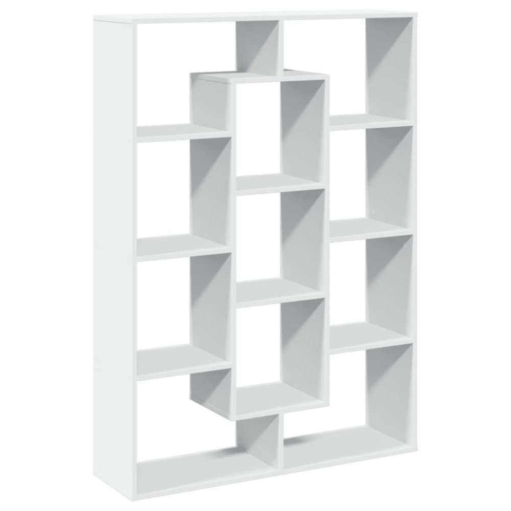 vidaXL Bibliotecă, alb, 102x29x143 cm, lemn prelucrat