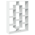 vidaXL Bibliotecă, alb, 102x29x143 cm, lemn prelucrat vidaXL Bibliotecă, alb, 102x29x143 cm, lemn prelucrat