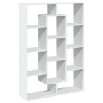 vidaXL Bibliotecă, alb, 102x29x143 cm, lemn prelucrat vidaXL Bibliotecă, alb, 102x29x143 cm, lemn prelucrat