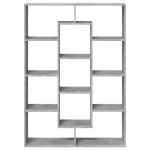 vidaXL Bibliotecă, gri beton, 102x29x143 cm, lemn prelucrat vidaXL Bibliotecă, gri beton, 102x29x143 cm, lemn prelucrat