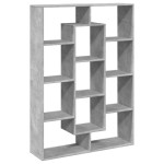 vidaXL Bibliotecă, gri beton, 102x29x143 cm, lemn prelucrat vidaXL Bibliotecă, gri beton, 102x29x143 cm, lemn prelucrat