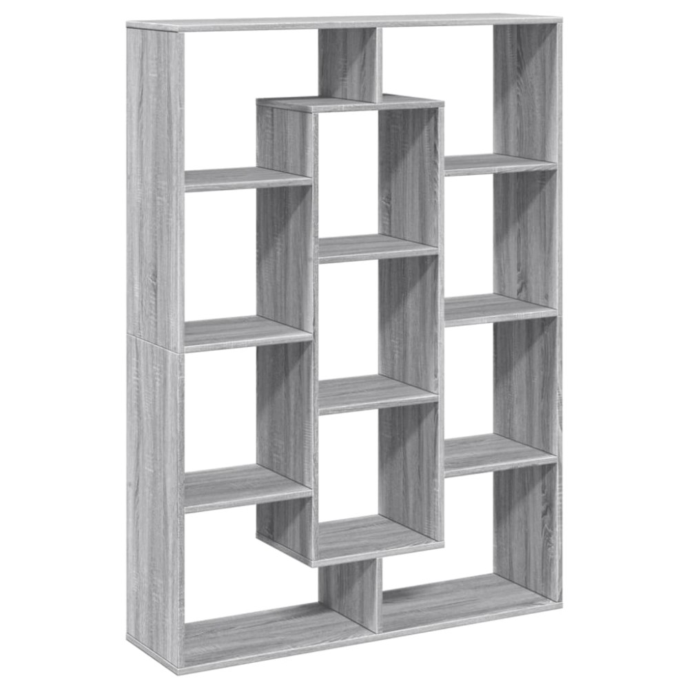 vidaXL Bibliotecă, gri sonoma, 102x29x143 cm, lemn prelucrat