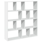 vidaXL Bibliotecă, alb, 132x29x141,5 cm, lemn prelucrat vidaXL Bibliotecă, alb, 132x29x141,5 cm, lemn prelucrat