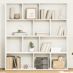 vidaXL Bibliotecă, alb, 132x29x141,5 cm, lemn prelucrat vidaXL Bibliotecă, alb, 132x29x141,5 cm, lemn prelucrat