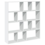 vidaXL Bibliotecă, alb, 132x29x141,5 cm, lemn prelucrat vidaXL Bibliotecă, alb, 132x29x141,5 cm, lemn prelucrat