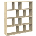 vidaXL Bibliotecă, stejar Sonoma, 132x29x141,5 cm, lemn prelucrat vidaXL Bibliotecă, stejar Sonoma, 132x29x141,5 cm, lemn prelucrat