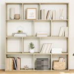 vidaXL Bibliotecă, stejar Sonoma, 132x29x141,5 cm, lemn prelucrat vidaXL Bibliotecă, stejar Sonoma, 132x29x141,5 cm, lemn prelucrat