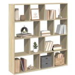 vidaXL Bibliotecă, stejar Sonoma, 132x29x141,5 cm, lemn prelucrat vidaXL Bibliotecă, stejar Sonoma, 132x29x141,5 cm, lemn prelucrat