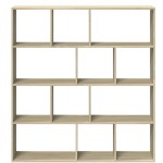 vidaXL Bibliotecă, stejar Sonoma, 132x29x141,5 cm, lemn prelucrat vidaXL Bibliotecă, stejar Sonoma, 132x29x141,5 cm, lemn prelucrat