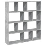 vidaXL Bibliotecă, gri beton, 132x29x141,5 cm, lemn prelucrat vidaXL Bibliotecă, gri beton, 132x29x141,5 cm, lemn prelucrat