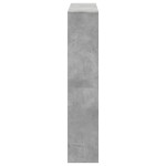 vidaXL Bibliotecă, gri beton, 132x29x141,5 cm, lemn prelucrat vidaXL Bibliotecă, gri beton, 132x29x141,5 cm, lemn prelucrat