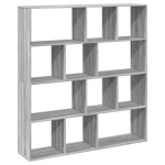 vidaXL Bibliotecă, gri sonoma, 132x29x141,5 cm, lemn prelucrat vidaXL Bibliotecă, gri sonoma, 132x29x141,5 cm, lemn prelucrat