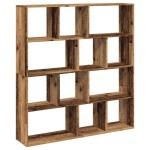 vidaXL Bibliotecă, lemn vechi, 132x29x141,5 cm, lemn prelucrat vidaXL Bibliotecă, lemn vechi, 132x29x141,5 cm, lemn prelucrat