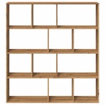 vidaXL Bibliotecă, stejar artizanal, 132x29x141,5 cm, lemn prelucrat vidaXL Bibliotecă, stejar artizanal, 132x29x141,5 cm, lemn prelucrat