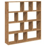 vidaXL Bibliotecă, stejar artizanal, 132x29x141,5 cm, lemn prelucrat vidaXL Bibliotecă, stejar artizanal, 132x29x141,5 cm, lemn prelucrat