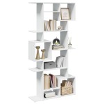 vidaXL Bibliotecă, alb, 92x29x188 cm, lemn prelucrat vidaXL Bibliotecă, alb, 92x29x188 cm, lemn prelucrat