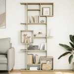 vidaXL Dulap cu cărți stejar Sonoma 92x29x188 cm lemn prelucrat vidaXL Dulap cu cărți stejar Sonoma 92x29x188 cm lemn prelucrat