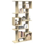 vidaXL Dulap cu cărți stejar Sonoma 92x29x188 cm lemn prelucrat vidaXL Dulap cu cărți stejar Sonoma 92x29x188 cm lemn prelucrat