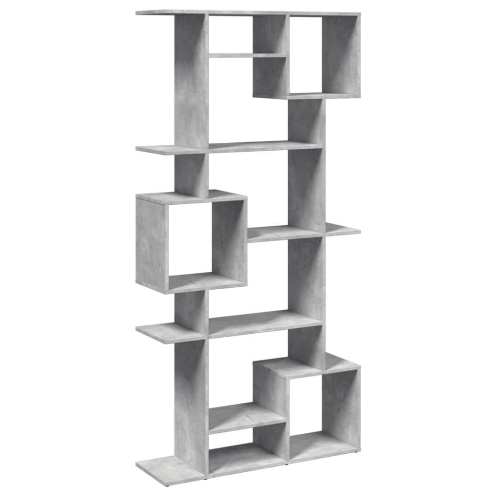 vidaXL Bibliotecă, gri beton, 92x29x188 cm, lemn prelucrat