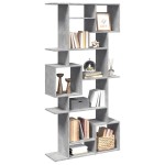 vidaXL Bibliotecă, gri beton, 92x29x188 cm, lemn prelucrat vidaXL Bibliotecă, gri beton, 92x29x188 cm, lemn prelucrat