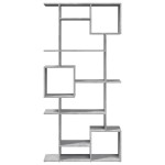 vidaXL Bibliotecă, gri beton, 92x29x188 cm, lemn prelucrat vidaXL Bibliotecă, gri beton, 92x29x188 cm, lemn prelucrat