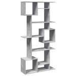 vidaXL Bibliotecă, gri beton, 92x29x188 cm, lemn prelucrat vidaXL Bibliotecă, gri beton, 92x29x188 cm, lemn prelucrat