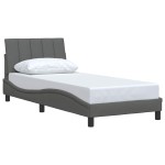vidaXL Cadru de pat fără saltea, gri închis, 80x200 cm, textil vidaXL Cadru de pat fără saltea, gri închis, 80x200 cm, textil