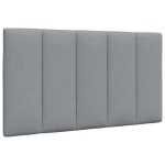 vidaXL Cadru de pat fără saltea, gri deschis, 90x190 cm, textil