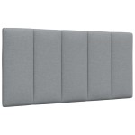 vidaXL Cadru de pat fără saltea, gri deschis, 100x200 cm, textil