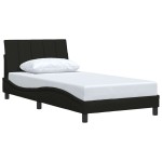 vidaXL Cadru de pat fără saltea, negru, 100x200 cm, textil vidaXL Cadru de pat fără saltea, negru, 100x200 cm, textil