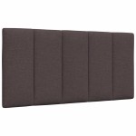 vidaXL Cadru de pat fără saltea, maro închis, 100x200 cm, textil vidaXL Cadru de pat fără saltea, maro închis, 100x200 cm, textil