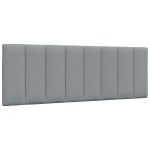 vidaXL Cadru de pat fără saltea, gri deschis, 140x200 cm, textil