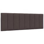 vidaXL Cadru de pat fără saltea, maro închis, 140x200 cm, textil vidaXL Cadru de pat fără saltea, maro închis, 140x200 cm, textil