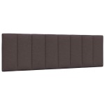 vidaXL Cadru de pat fără saltea, maro închis, 160x200 cm, textil vidaXL Cadru de pat fără saltea, maro închis, 160x200 cm, textil