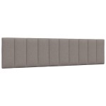 vidaXL Cadru de pat fără saltea, gri taupe, 200x200 cm, textil vidaXL Cadru de pat fără saltea, gri taupe, 200x200 cm, textil