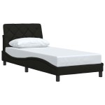 vidaXL Cadru de pat fără saltea țesătură neagră 80x200 cm