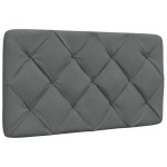 vidaXL Cadru de pat fără saltea, gri închis, 90x190 cm, textil vidaXL Cadru de pat fără saltea, gri închis, 90x190 cm, textil
