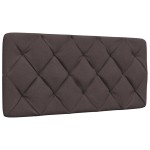 vidaXL Cadru de pat fără saltea, maro închis, 100x200 cm, textil vidaXL Cadru de pat fără saltea, maro închis, 100x200 cm, textil