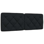 vidaXL Cadru de pat fără saltea, negru, 120x200 cm, textil