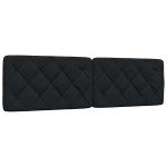 vidaXL Cadru de pat fără saltea, negru, 180x200 cm, textil vidaXL Cadru de pat fără saltea, negru, 180x200 cm, textil