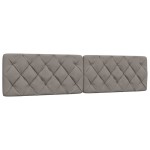vidaXL Cadru de pat fără saltea, gri taupe, 200x200 cm, textil vidaXL Cadru de pat fără saltea, gri taupe, 200x200 cm, textil